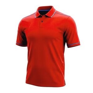 Nicklaus Golf Mens Red Performance Polo Shirt Size L